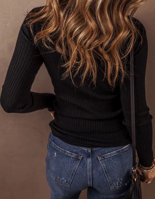 Load image into Gallery viewer, Button Up Collared Neck Cardigan
