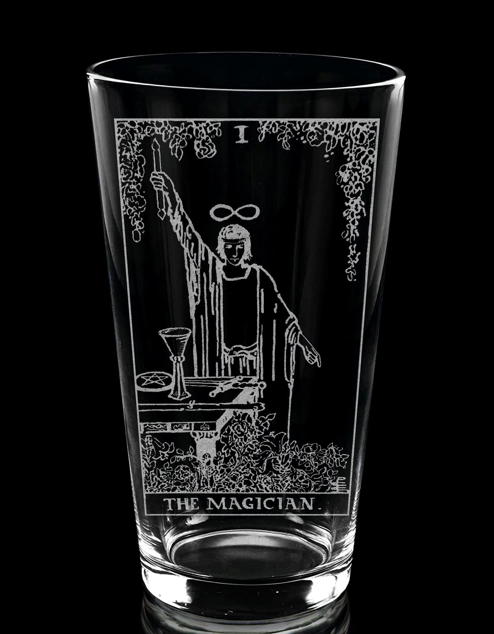 RIDER-WAITE TAROT CARD Pint Glasses by LumEngrave