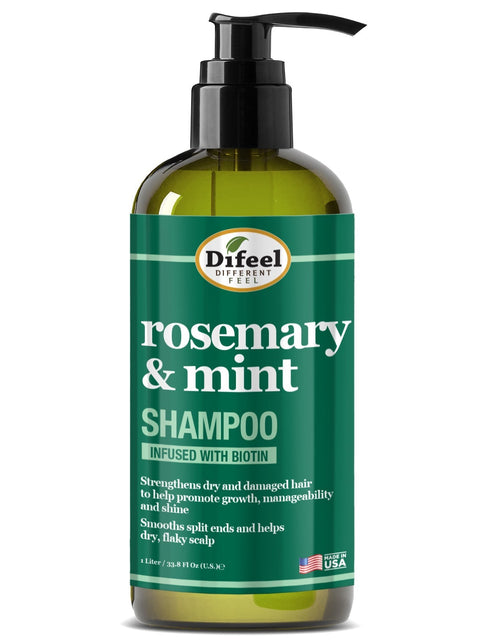 Load image into Gallery viewer, Difeel Rosemary and Mint Hair Strengthening Shampoo with Biotin 33.8 oz. by difeel - find your natural beauty
