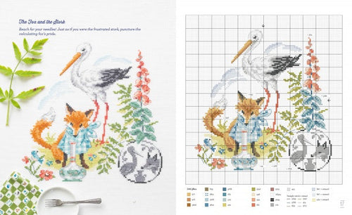 Load image into Gallery viewer, Fables &amp; Fairy Tales to Cross Stitch by Schiffer Publishing

