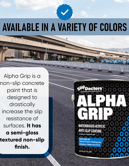 Load image into Gallery viewer, Alpha Grip Non-Slip Stripe and Athletic Court Paint by SlipDoctors

