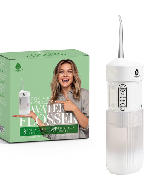 Load image into Gallery viewer, Portable USB Rechargeable Collapsible Water Flosser by Pursonic

