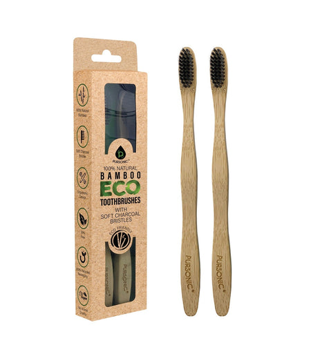 100% Natural Bamboo Toothbrush by Pursonic