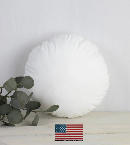 10" | Round Pillows Insert | Indoor Outdoor Hypoallergenic Polyester Pillow Insert | Quality Insert | Round Pillow Form | Round Pillow by UniikPillows