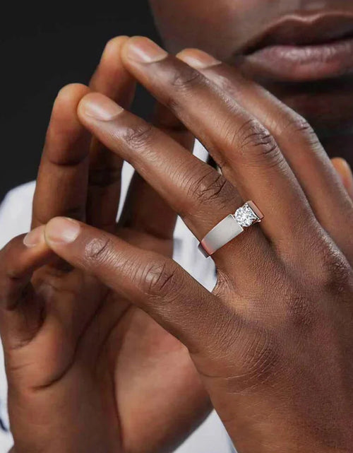 Load image into Gallery viewer, 1.0 Carats VVS1 Moissanite Diamond Ring by Bling Proud | Urban Jewelry Online Store
