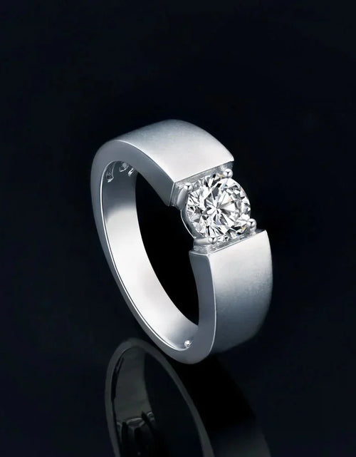 Load image into Gallery viewer, 1.0 Carats VVS1 Moissanite Diamond Ring by Bling Proud | Urban Jewelry Online Store
