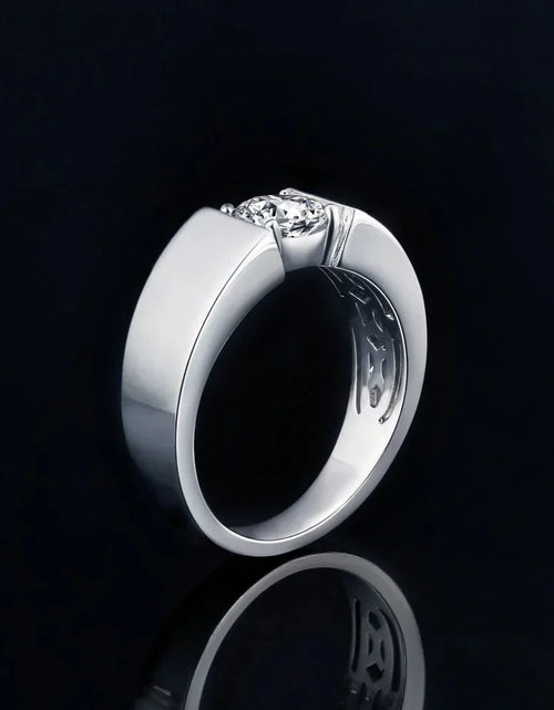 Load image into Gallery viewer, 1.0 Carats VVS1 Moissanite Diamond Ring by Bling Proud | Urban Jewelry Online Store
