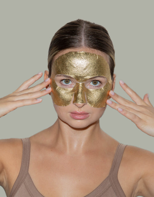 Load image into Gallery viewer, 24K Gold Foil Premium Face Mask by LAPCOS
