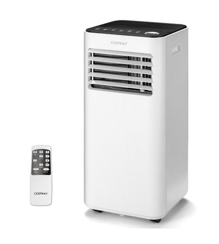 10000 BTU Portable Air Conditioner with Fan Dehumidifier Sleep Mode-White