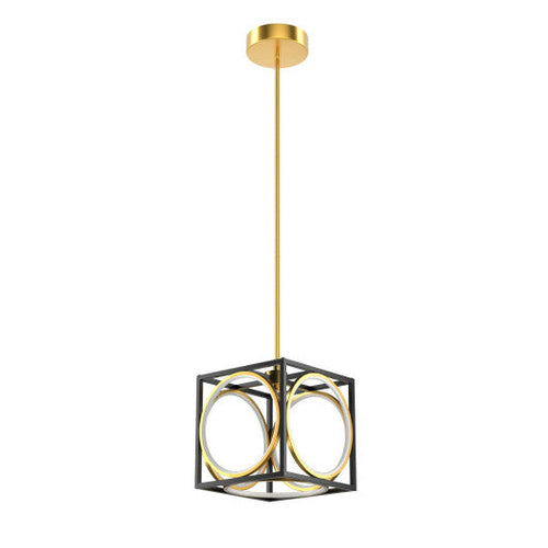 Load image into Gallery viewer, Modern LED Pendant Light with 42 Inches Adjustable Suspender-Golden

