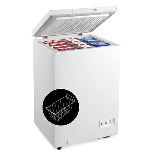 Load image into Gallery viewer, 3.5/5 Cu.ft Compact Chest Freezer with Removable Storage Basket-3.5 Cubic
