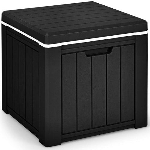 Load image into Gallery viewer, 10 4-in-1 Gallon Storage Cooler for Picnic and Outdoor Activities-Black
