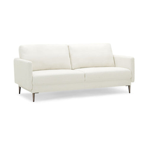 Load image into Gallery viewer, Modern Loveseat with Comfy Backrest Cushions-White
