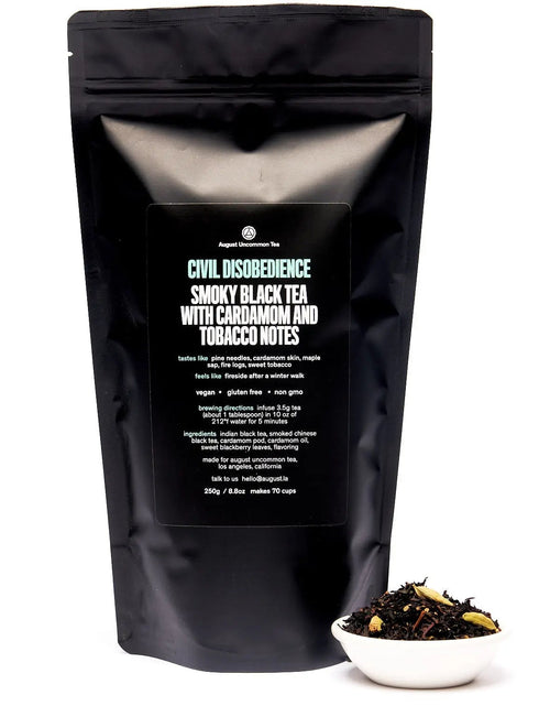 Load image into Gallery viewer, Civil Disobedience - Smoky Cardamom Black Tea
