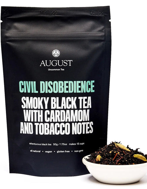 Load image into Gallery viewer, Civil Disobedience - Smoky Cardamom Black Tea
