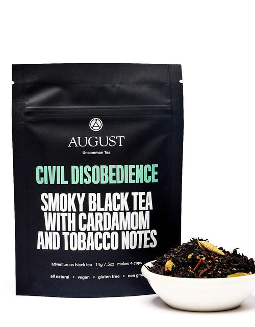 Load image into Gallery viewer, Civil Disobedience - Smoky Cardamom Black Tea
