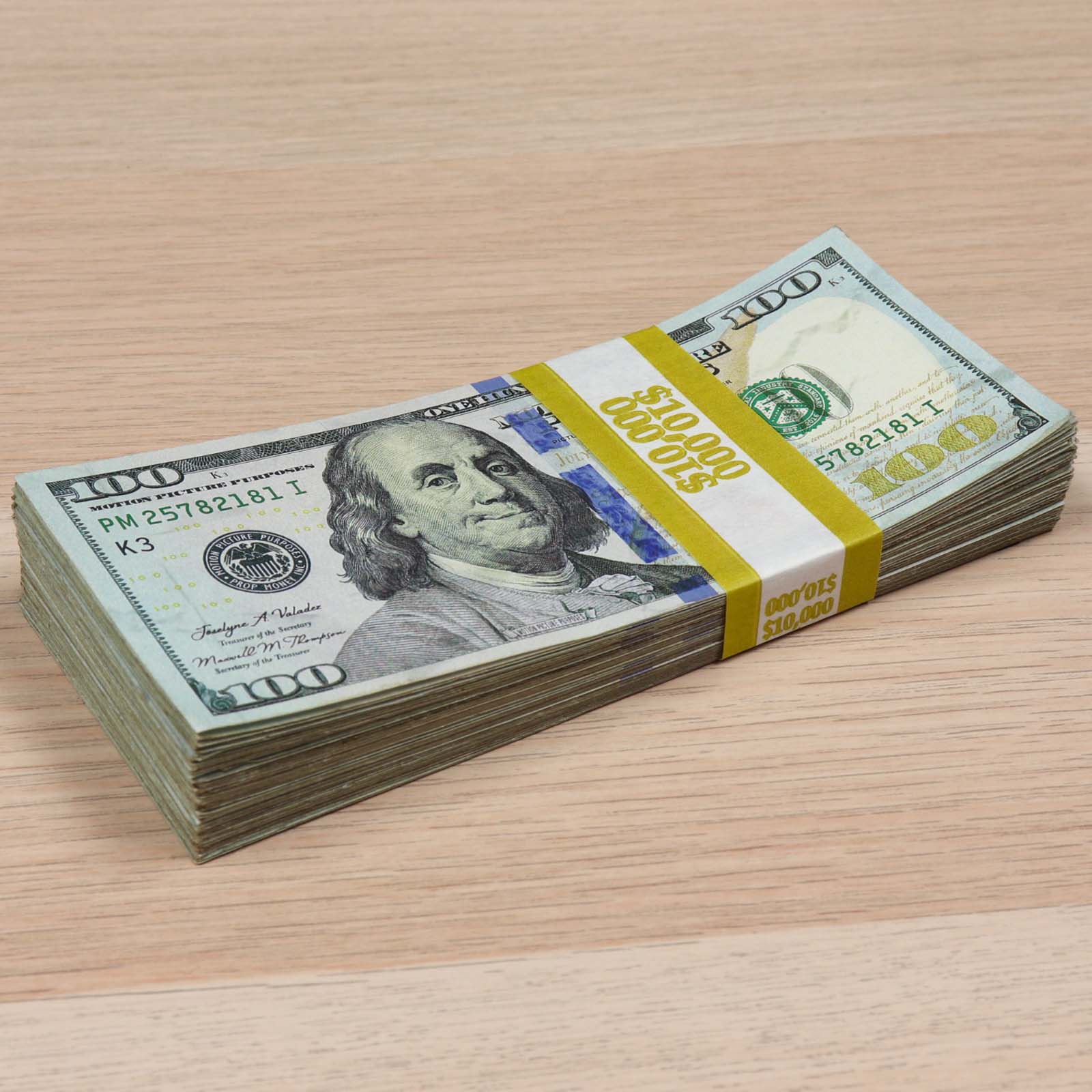 $100,000 ✔️RealAged™ BLANK FILLER New Series Stacks by Prop Money Inc