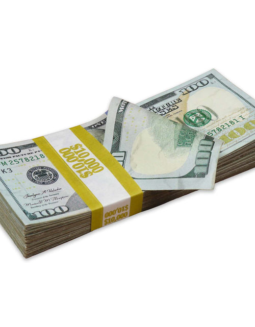 Load image into Gallery viewer, $10,000 ✔️RealAged™ Full Print New Series Stack by Prop Money Inc
