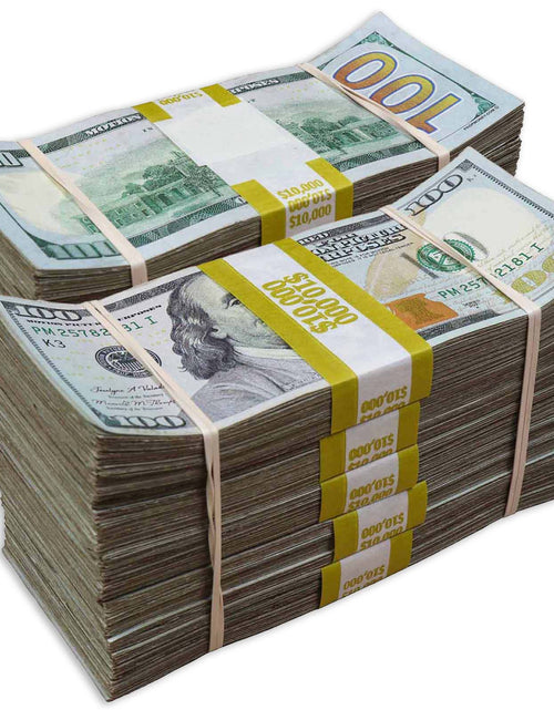 Load image into Gallery viewer, $100,000 ✔️RealAged™ Full Print New Series Bundle Pack by Prop Money Inc

