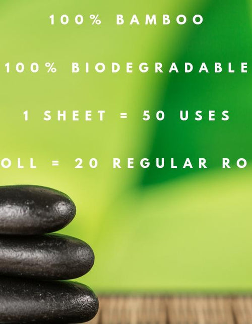 Load image into Gallery viewer, Reusable Bamboo Kitchen Paper Towels - Tree-Free, Eco-Friendly Rolls, 4-Pack by ecozoi
