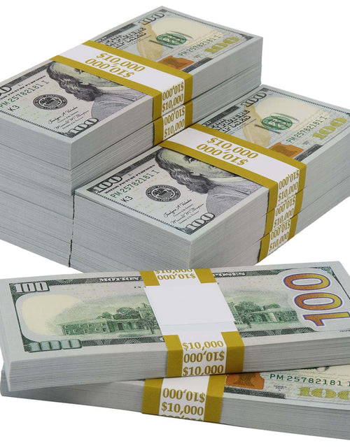 Load image into Gallery viewer, $100,000 BLANK FILLER New Series Stacks by Prop Money Inc
