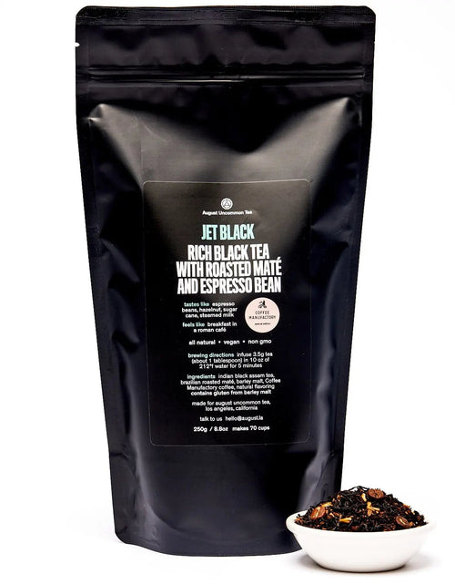 Load image into Gallery viewer, Jet Black - Roasty Coffee Black Tea
