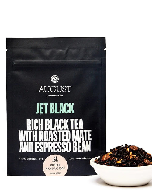 Load image into Gallery viewer, Jet Black - Roasty Coffee Black Tea
