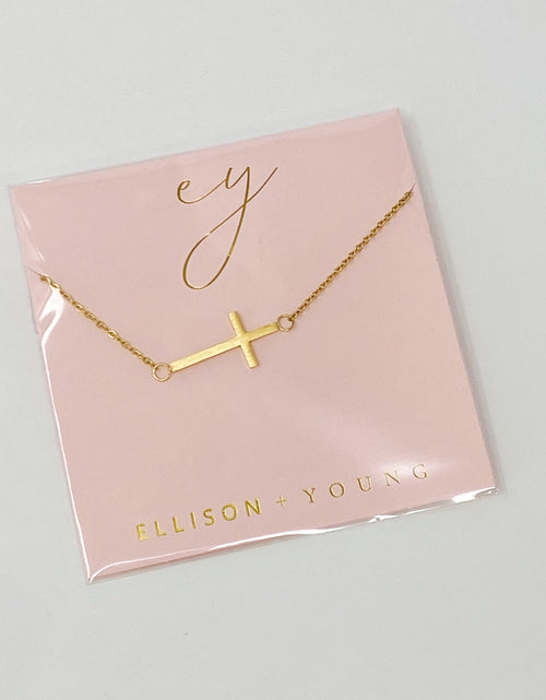 Load image into Gallery viewer, Kayla Cross Necklace by Ellisonyoung.com

