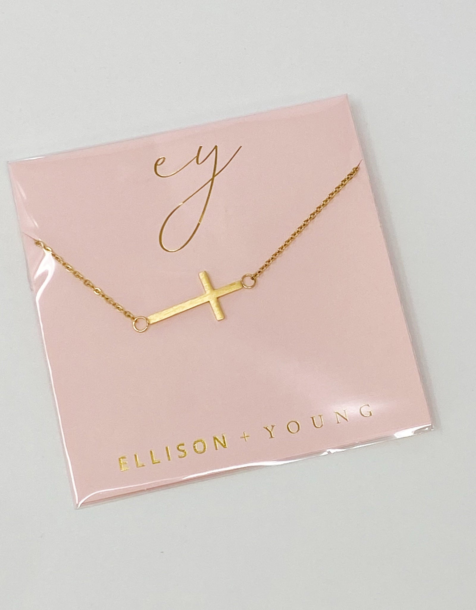 Kayla Cross Necklace by Ellisonyoung.com