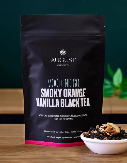 Load image into Gallery viewer, Mood Indigo - Smoky Orange Vanilla Black tea
