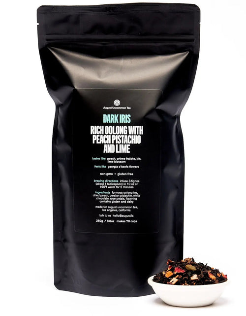 Load image into Gallery viewer, Dark Iris - Peach Pistachio Oolong Tea
