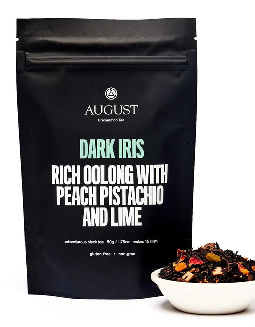 Load image into Gallery viewer, Dark Iris - Peach Pistachio Oolong Tea

