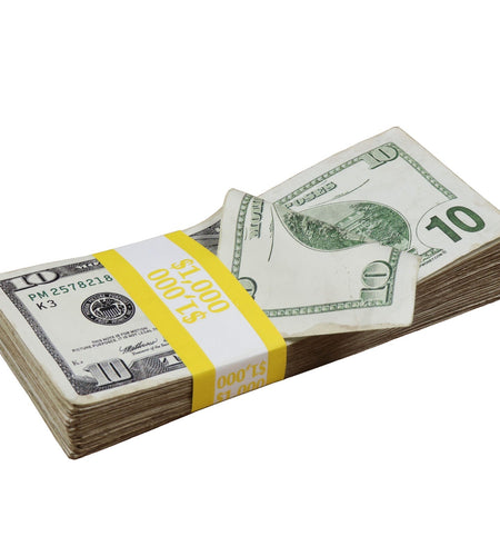 $1,000 ✔️RealAged™ Full Print 2000 Series Stack by Prop Money Inc