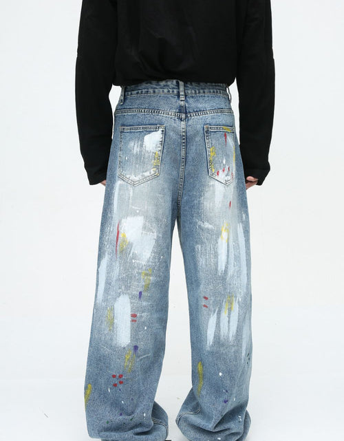 Load image into Gallery viewer, Painting Jeans with Pockets
