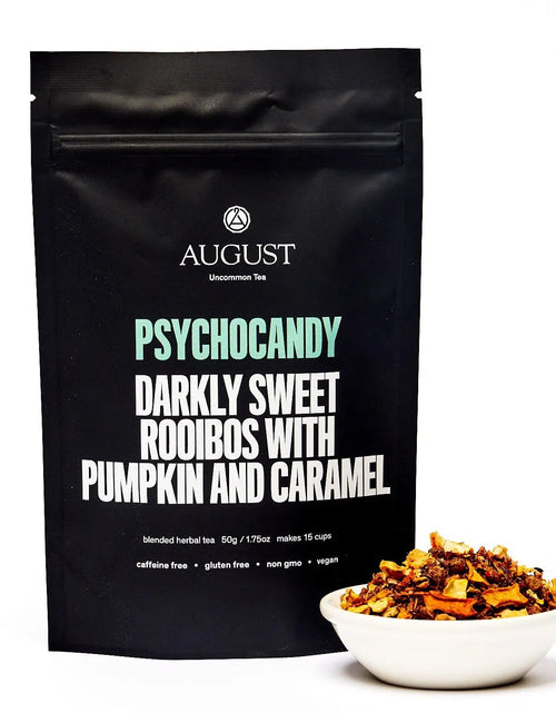 Load image into Gallery viewer, Psychocandy - Roasted Pumpkin Caramel Rooibos Tea (Caffeine Free)
