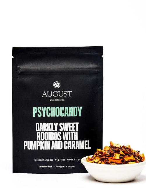 Load image into Gallery viewer, Psychocandy - Roasted Pumpkin Caramel Rooibos Tea (Caffeine Free)
