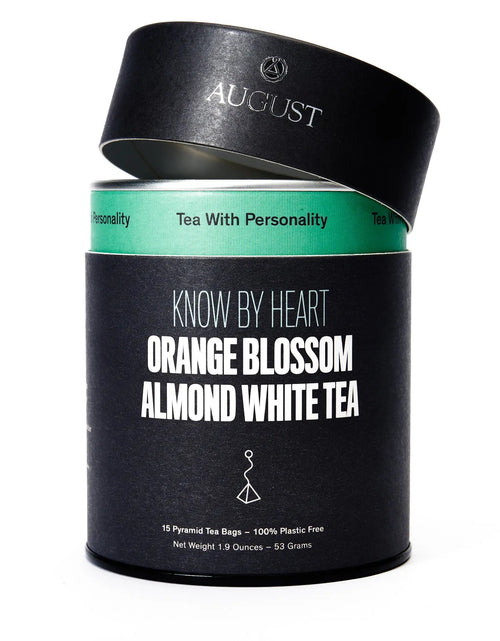 Load image into Gallery viewer, Know By Heart - Orange Blossom Almond White Tea (15 Tea Bags)
