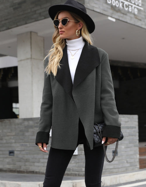 Load image into Gallery viewer, Open Front Long Sleeve Jacket
