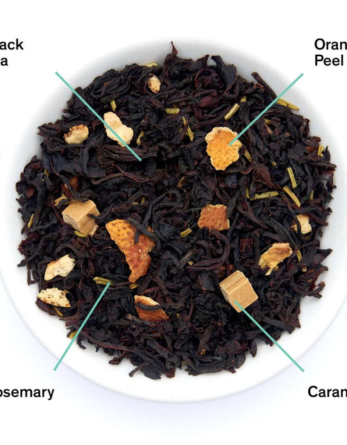 Load image into Gallery viewer, Gold Rush - Orange Rosemary Caramel Black Tea
