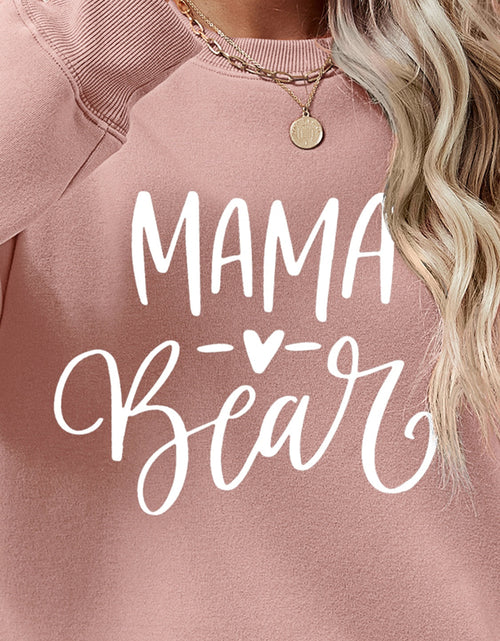 Load image into Gallery viewer, Letter Graphic Round Neck Long Sleeve Sweatshirt
