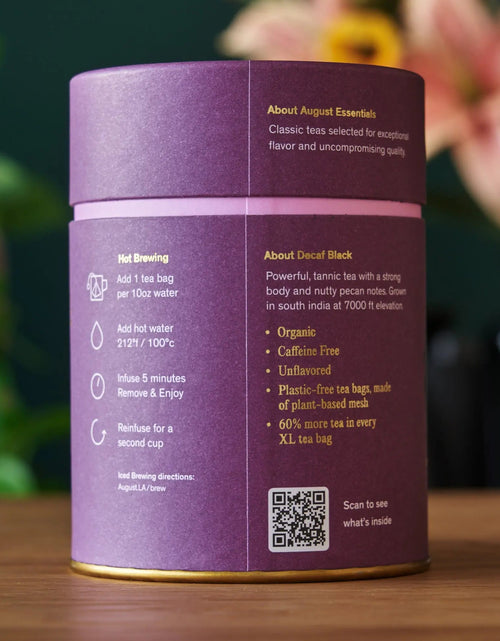 Load image into Gallery viewer, Essentials Decaf Black Black Tea - 15 Tea Bags
