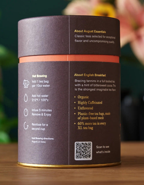 Load image into Gallery viewer, Essentials English Breakfast Black Tea - 15 Tea Bags
