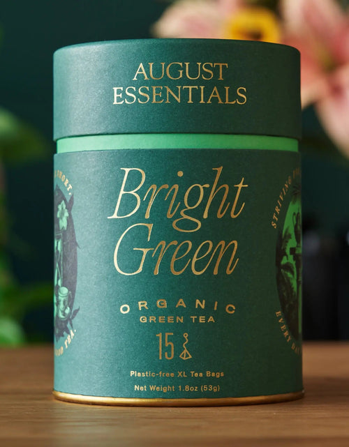 Load image into Gallery viewer, Essentials Bright Green Green Tea - 15 Tea Bags
