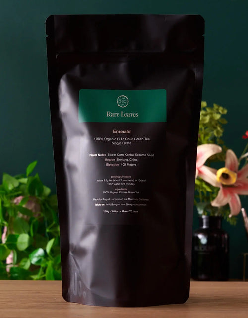 Load image into Gallery viewer, Rare Leaves Emerald - Single Estate Pi Lo Chun Green Tea
