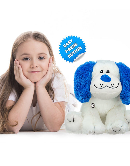Load image into Gallery viewer, Rainbow Lites Puppy Dog Glow Plush LED Night Light Up Stuffed Animal 2 Pack Set by The Noodley
