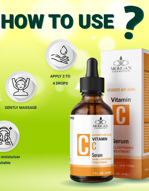 Load image into Gallery viewer, Vitamin C Serum 1 oz by Morgan Cosmetics
