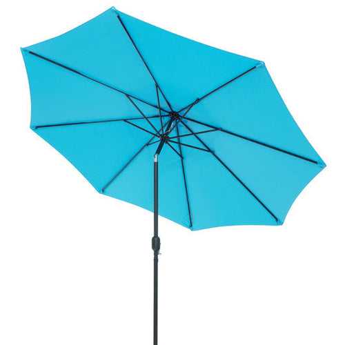 Load image into Gallery viewer, 10 Feet Outdoor Patio Umbrella with Tilt Adjustment and Crank-Blue
