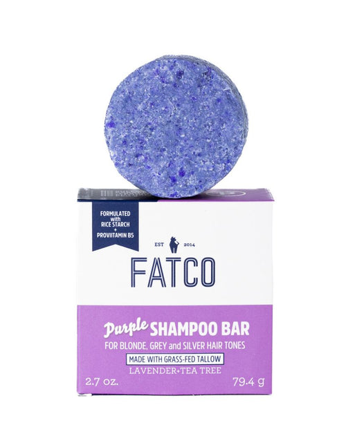 Load image into Gallery viewer, Purple Shampoo Bar by FATCO Skincare Products
