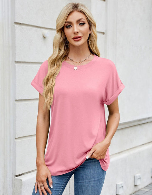 Load image into Gallery viewer, Florira Round Neck Short Sleeve T-Shirt
