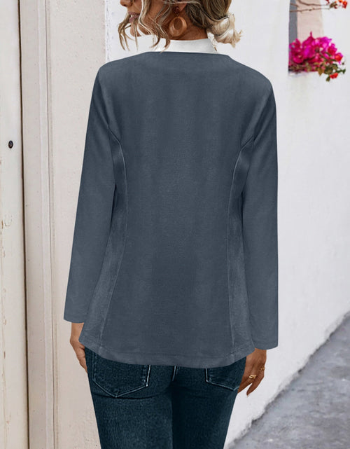Load image into Gallery viewer, Open Front Long Sleeve Cardigan
